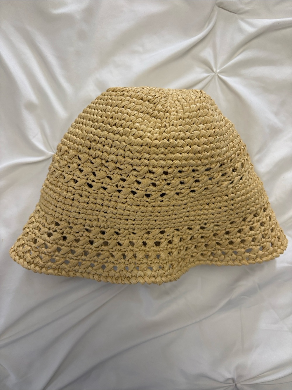 MIU MIU Woven Fabric Hat in Beige - Picture 5 of 12